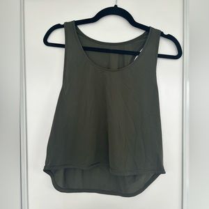 Olive Green Lululemon Tank